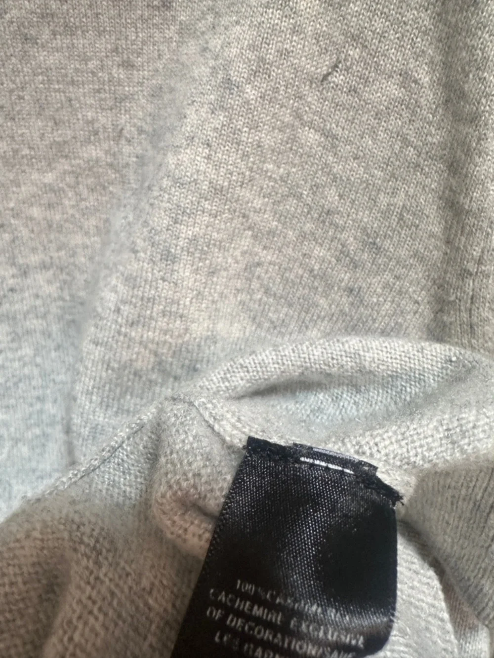 Lafayette 148 Gray Turtleneck Cashmere Sweater - Women's 2X
